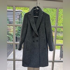 J. Crew Gray Pea Coat
